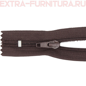 Молния спираль обувная Т7, дл.18 см, цв.304 коричневый