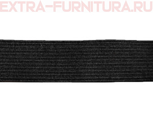 Резинка вязаная, 40мм, цв.черный (уп.-50м, 8уп./32уп.) "М"