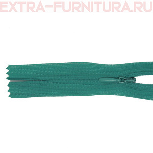 Молния потайная № 3, 50 см, цв. 209 морская волна п/э пл.9,3 гр/м