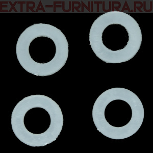 Колечко прозрачное под люверсы №4 (6мм), (уп.5000шт) NEWSTAR