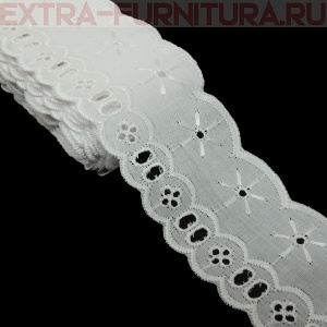 Шитье арт.ТСВ-20S15 шир.5см, цв. белый, уп. 13,71м