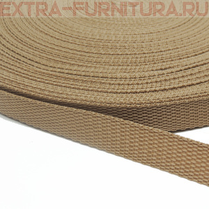 Стропа шир.30мм, цв.510 бежевый, уп.50м, пл. 11,7 гр/м