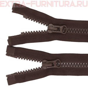 Молния Трактор Т8 2 замка 75см, цв.304 коричневый темный, LOGO