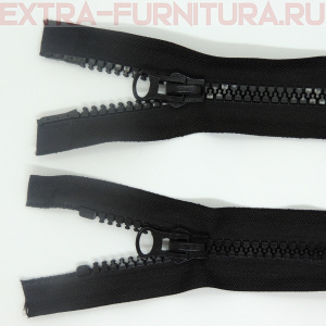 Молния Трактор Т8 2 замка 70см, цв. 322 черный, LOGO