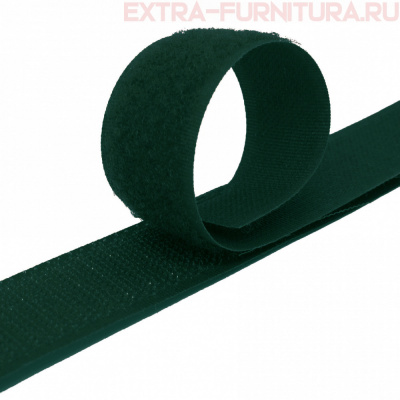 Лента контакт 25мм цв.зеленый 057 (25м)