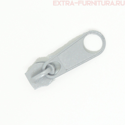 Бегунок к рулонной молнии тип 5, цв.329 серый