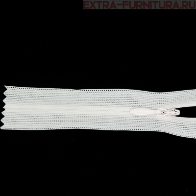 Молния потайная № 3, 50 см, цв. 132 светло-розовый п/э пл.9,3 гр/м