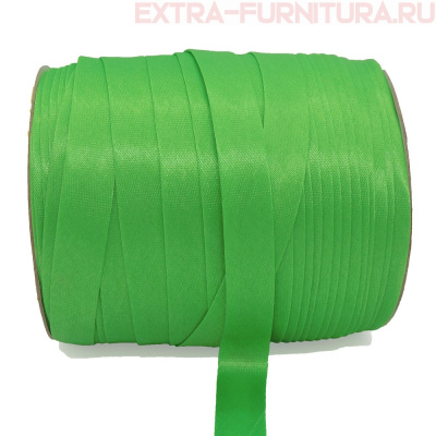 Косая бейка 15мм 132м цв.334 ярко-зеленый А