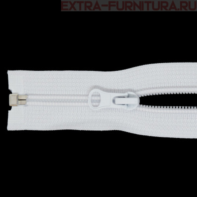 Молния Спираль разъемная дл. 55см, Т5, цв. 101 белый LOGO