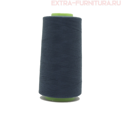 Нитки 40s/2, 3300 ярдов, № 350 серо-синий