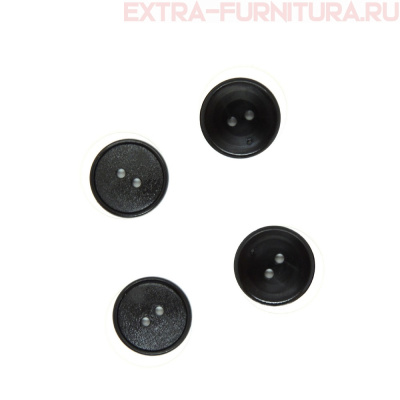Пуговицы 14/2 черные ПС-3,"Шагрень" упаковка 1000 шт.