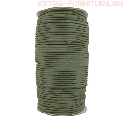 Резинка шляпная 2,5мм цв.263 хаки (уп.100м)