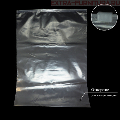 Пакет зип лок с бегунком 25х25 (50мкм), прозрачный (РЕ), с отверстием (уп.50шт*14 уп)