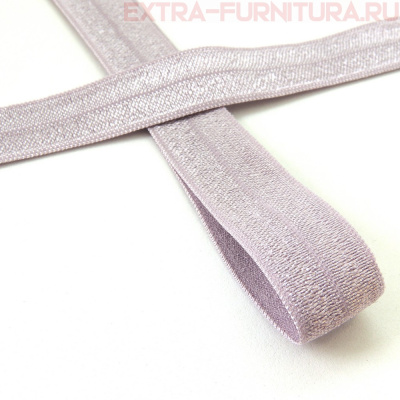Резинка окантовочная 15мм цв.620 морской туман, блестящая уп. 50м